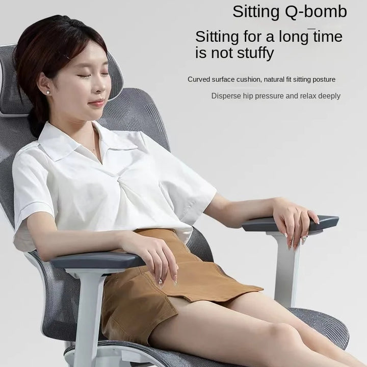 Ergonomic Office Chair with Adjustable Armrest, Lumbar Support, and Headrest – Perfect for Gaming and Desk Work