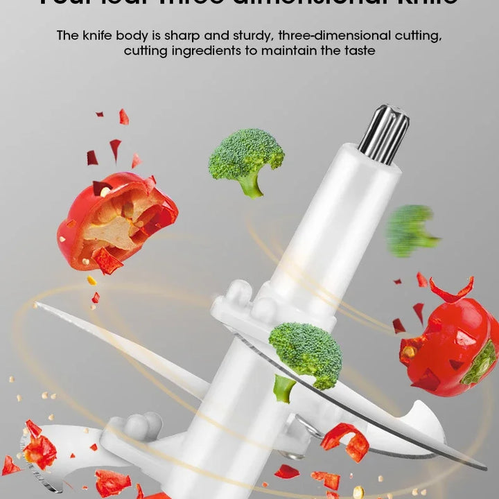 Electric Meat Mincer Grinder 5L Stainless Steel Chopper Food Processor Garlic Mud Maker Blender Large Capacity Kitchen Utensils