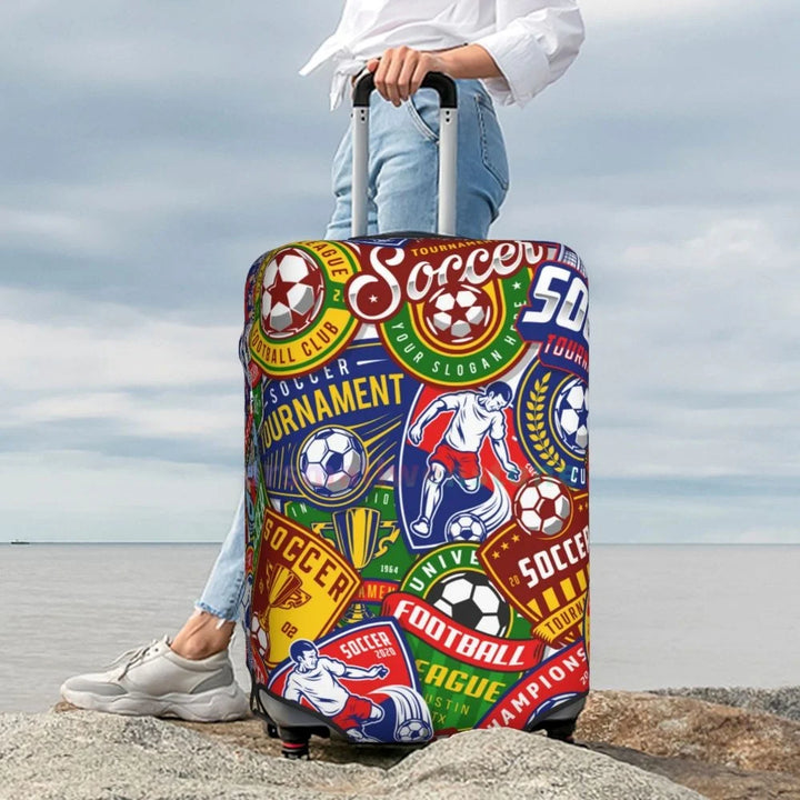 Football Luggage Cover Suitcase Protector Thicken Elasticity Dust Covered Anti-scratch Protective Case 18-32 Inch