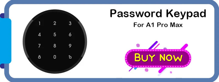 A1 Pro Max Bluetooth Smart Door Lock Tuya APP Remote Control Keyless Unlock Smart Life Cylinder DIY Easy Installation