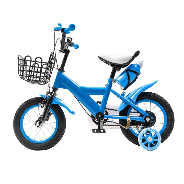 12 Inch Boys and Girls Children's Bicycle 2-11 Years Old Pedal Light Kids Bike Adolescent