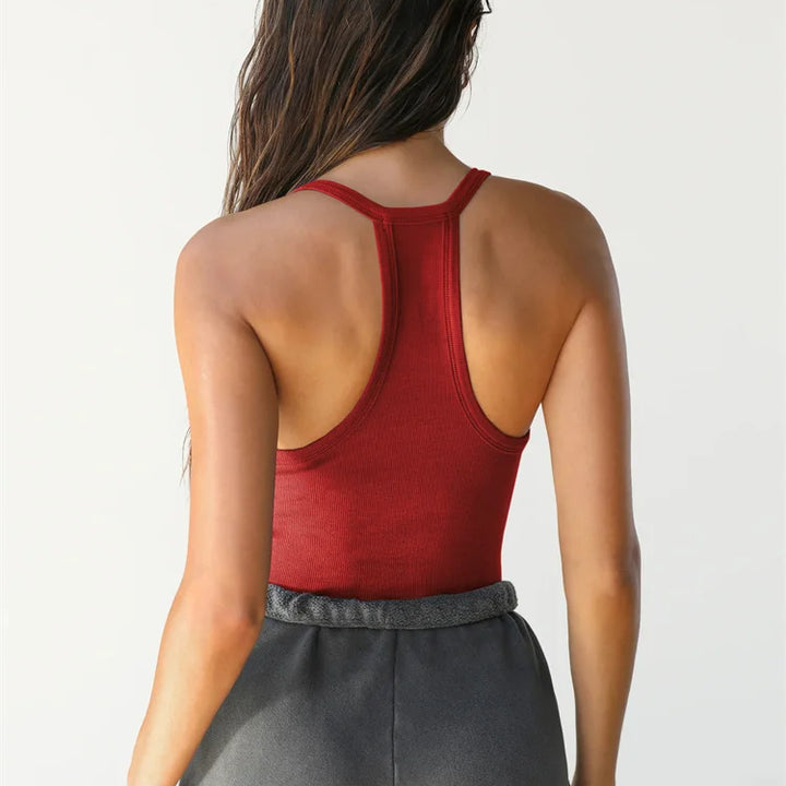 Women Casual Summer Tank Tops Sexy Deep V Neck Sleeveless Basic Cami Top Shirt Slim Knit Ribbed Racerback Y2K Slim Fitted Tops