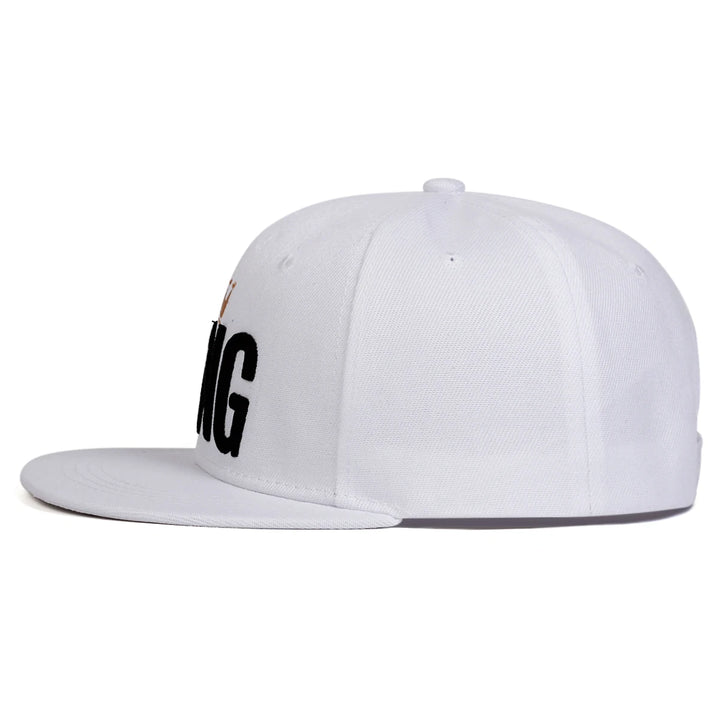 1piece Unisex KING Crown Embroidery Hip-hop Hats Fashion Spring Autumn Outdoor Adjustable Casual Baseball Caps Sunscreen Hat