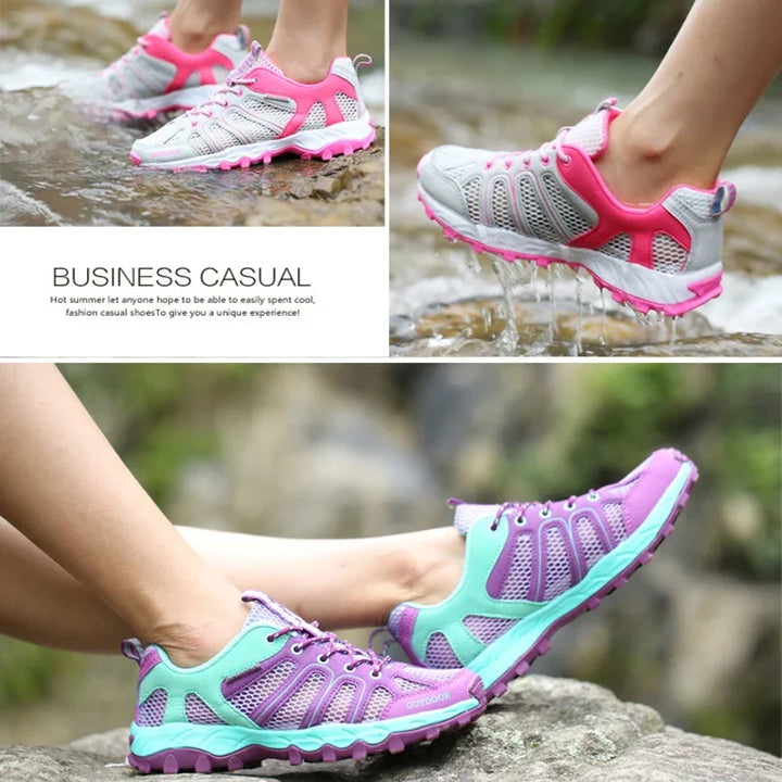 Runing Shoes Men Women Trekking Outdoor Sport Shoes Non Slip Tactical Climbing Shoes Water Upstream Ladies Sneakers Quick Drying