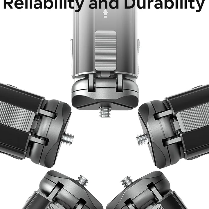 aMagisn Metal Tripod for GoPro Hero/DJI OSMO /Insta360 Aluminum Alloy Tripod Accessories With 1/4 Screw for Action Camera
