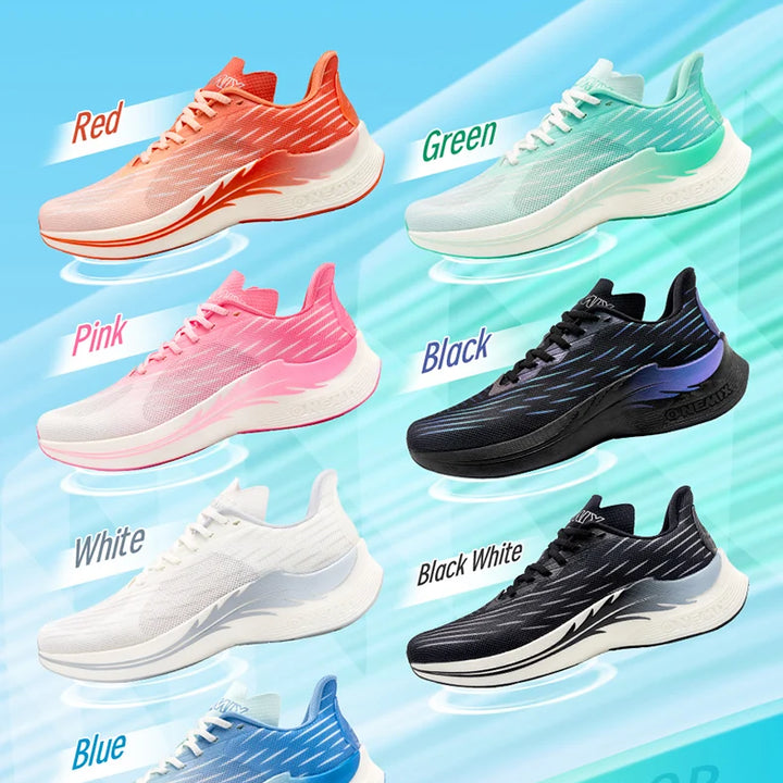 ONEMIX Breathable Mesh Running Shoes Cushioning Slip on Sport Shoes Casual Soft Outdoor Male Walking Sneakers Jogging Shoes
