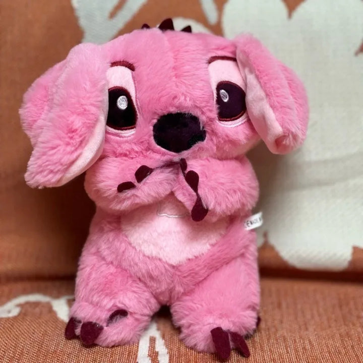 Stock soothing new breath light sound cute leering cat music early education doll stuffed animals