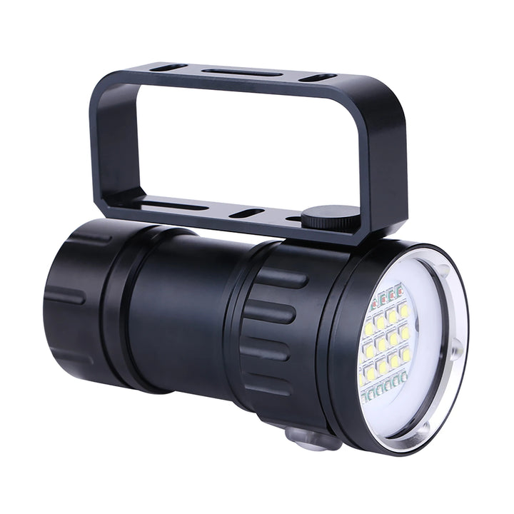 Camp Flashlight Underwater Flashlight Waterproof Lamp IPX8 18000lm 500M Flashlight Waterproof Lamp Light Underwater Outdoor Camp