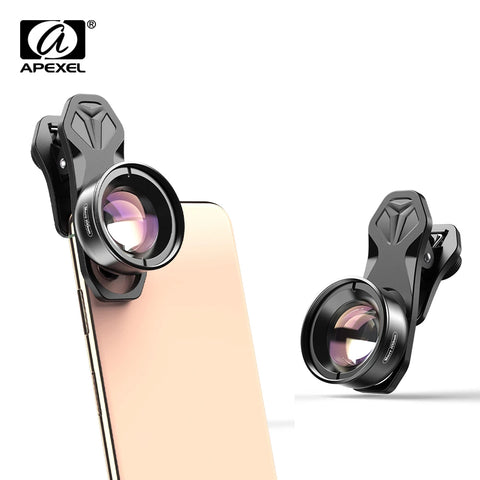 APEXEL camera phone lens 100mm macro lens 4K HD super macro lenses+CPL+star filter for iPhonex xs max Samsung s9 all smartphone