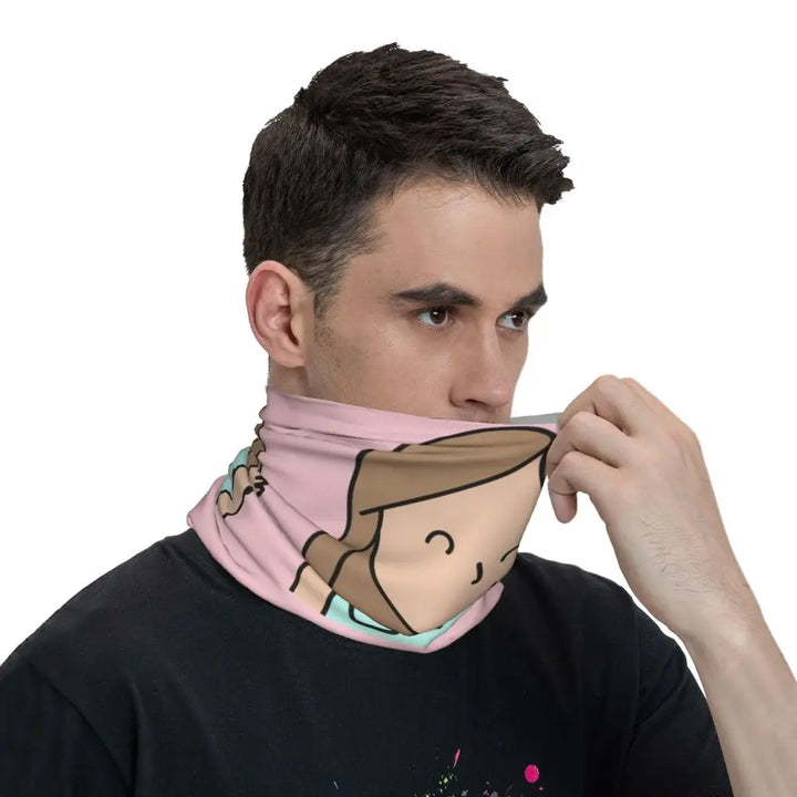 Custom Nursing Pattern Nurse Bandana Neck Gaiter for Ski Cycling Women Men Wrap Scarf Health Care Headband Warmer