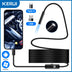 KERUI Android Endoscope Camera 2 IN1 Micro USB Type C Borescope Mini Camera Waterproof LED Car Inspection For HUAWEI XIAOMI PC