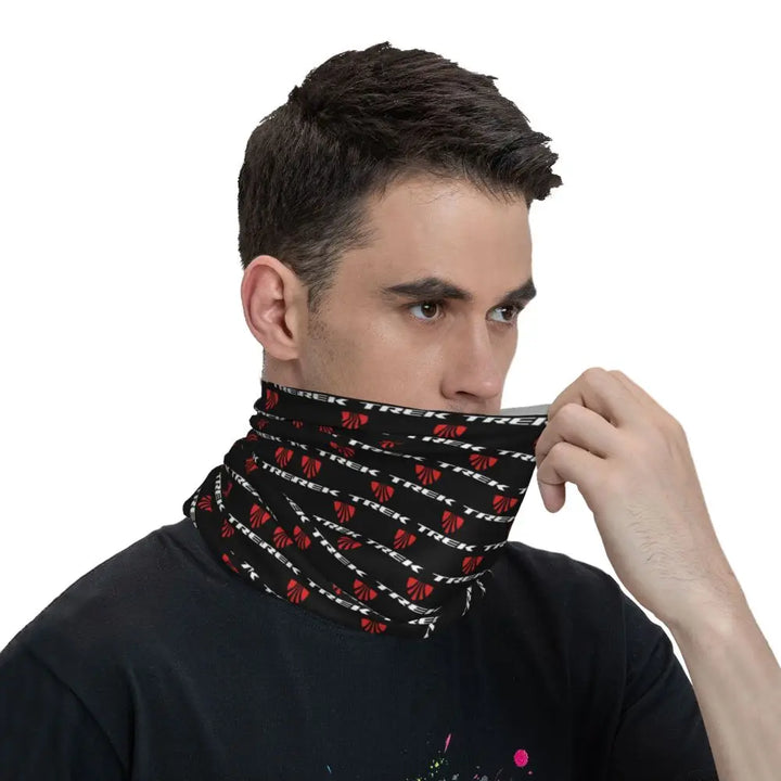Custom Treks Bike Logo Bandana Neck Gaiter Windproof Face Scarf Cover Women Men Headwear Tube Balaclava