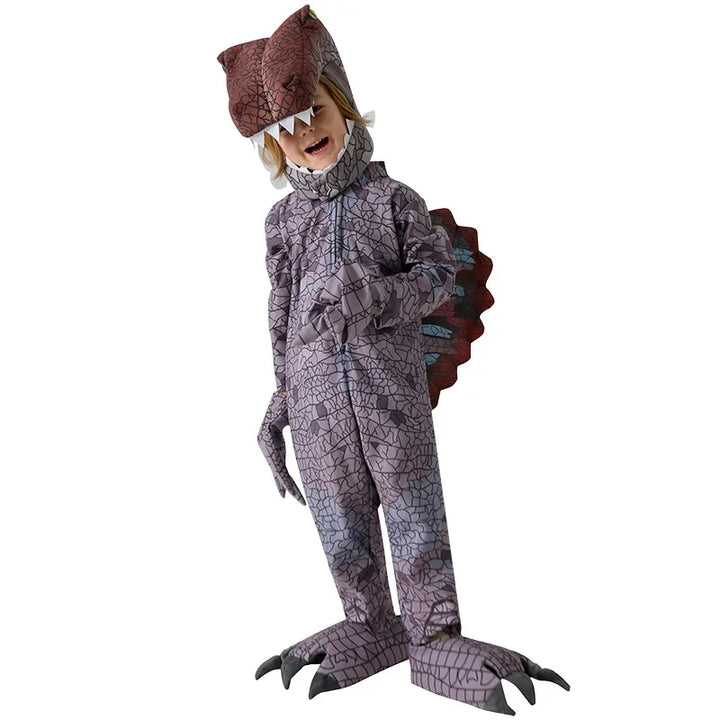 Halloween Children's Dinosaur Costumes World T-Tyrannosaurus Cosplay Jumpsuits Stage Party Cos Suits For Kids Christmas Gifts