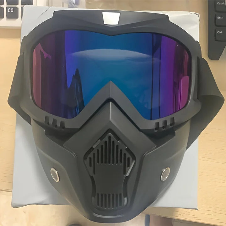 Goggles Full Face Hd Transparent Fog-proof Sand-proof Electric Welding Protective Glasses Versatile Breath-proof Windproof Mask