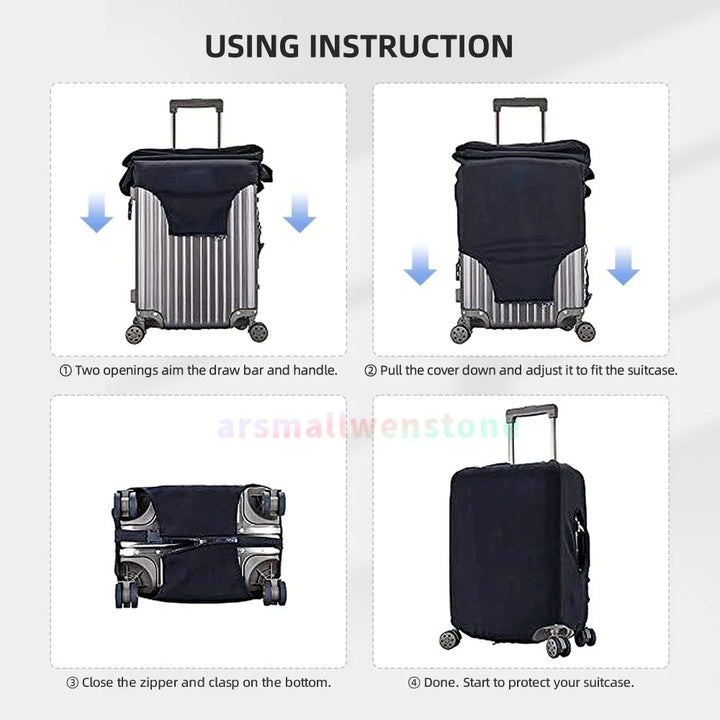 Football Luggage Cover Suitcase Protector Thicken Elasticity Dust Covered Anti-scratch Protective Case 18-32 Inch
