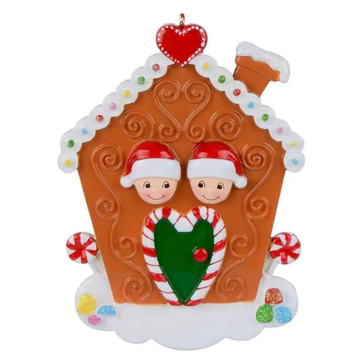 Christmas Tree Hanging Resin Cute Creative Personal Family Light Weight New Year 2023 Christmas Tree Ornament High Quality