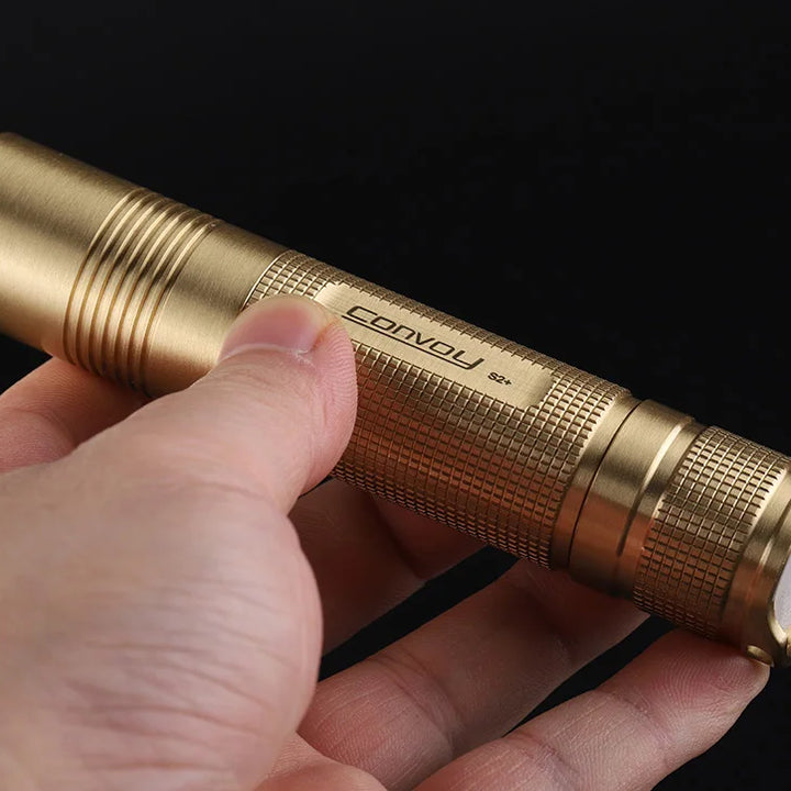 brass convoy S2+ 18650 flashlight