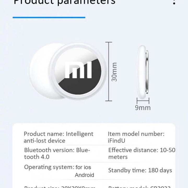 Xiaomi Smart Finder Bluetooth 4.0 Children's Pet Wallet GPS Location Tracker Anti-lost Device Mini Portable Tracking Locator