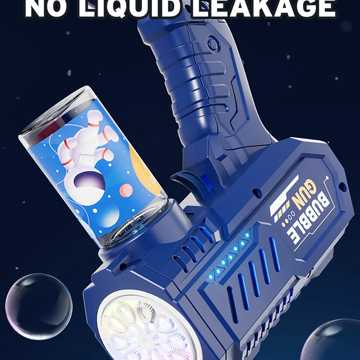 Fully automatic children's bubble machine luminous toy gift bubble gun bubble stick without battery without  bubble water