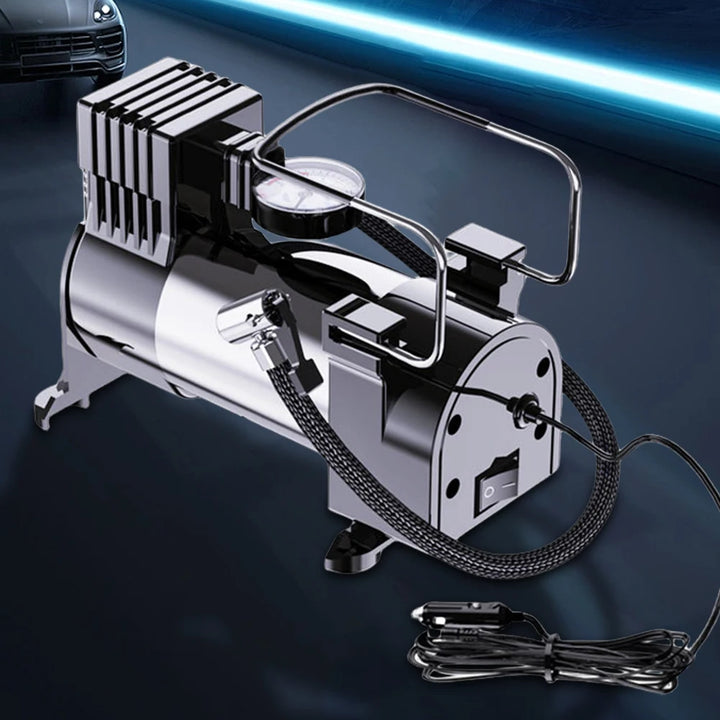 DC12V Automotive Inflation Pump Portable Dual Purpose Heavy Duty Car Tyre Inflator Pressure Tire Inflation Air Compressor