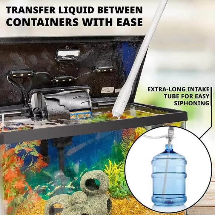 Portable Electric Pump Upgrade HandHeld Liquid Transfer Siphon Pump Battery Powered Water Oil Suction Pumps Car Vehicle Fuel Gas