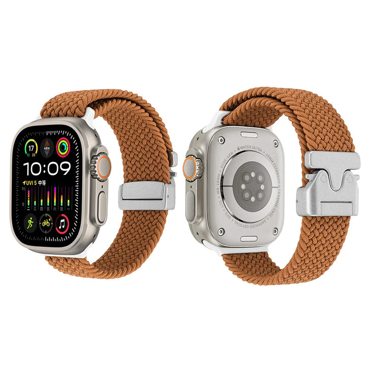Nylon Canvas Watch Strap for Apple iWatch Series 10 42mm 46mm Ultra 1/2 49mm  S9 8 7 41mm 45mm  S4-6 40mm 44mm Parachute Buckle