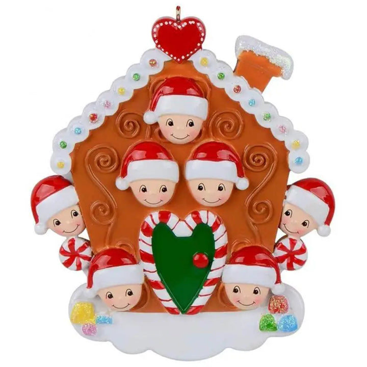 Christmas Tree Hanging Resin Cute Creative Personal Family Light Weight New Year 2023 Christmas Tree Ornament High Quality